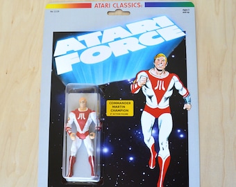 Atari Force action figure - Commander Martin Champion - Handmade toy
