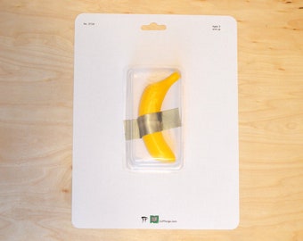 Banana Taped To Wall - Parody Toy Gag Gift