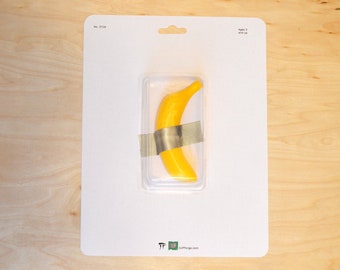 Banana Taped To Wall - Parody Toy Gag Gift