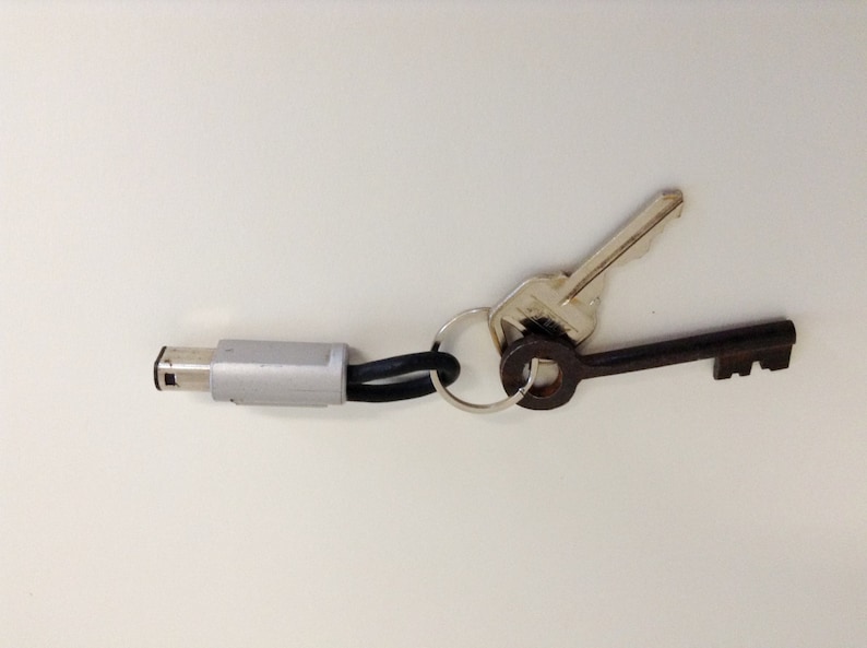Nintendo Game Cube Controller Plug Key Chain and Cord Upcycled Etsy