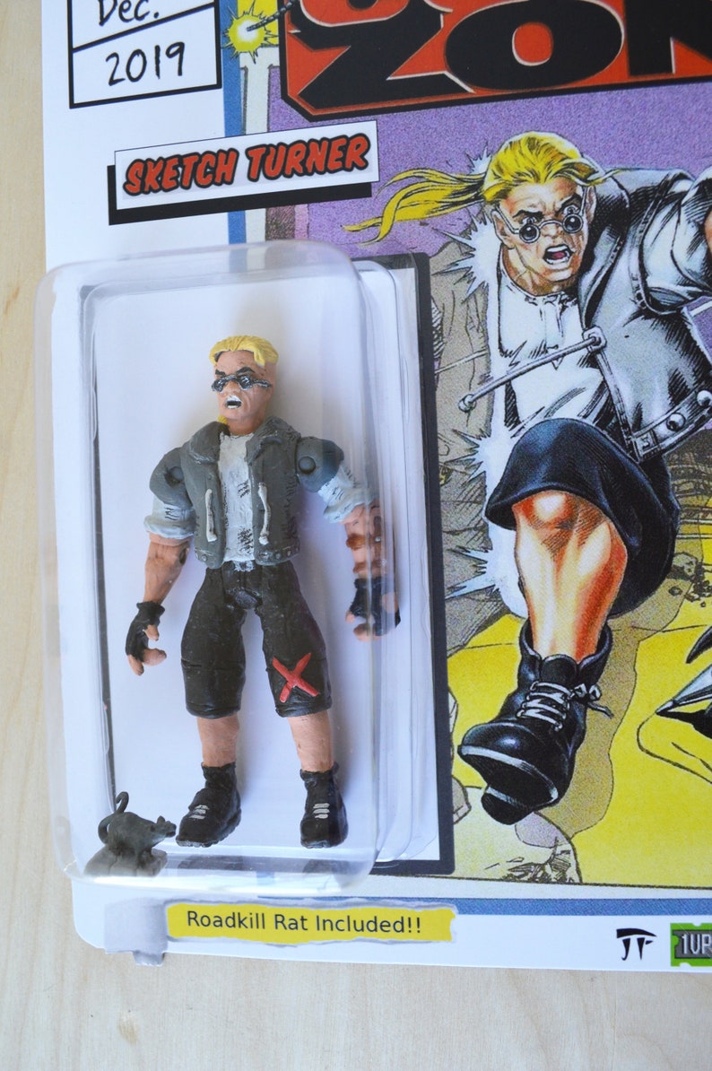 Comix Zone Sketch Turner Action Figure Handmade toy image 5
