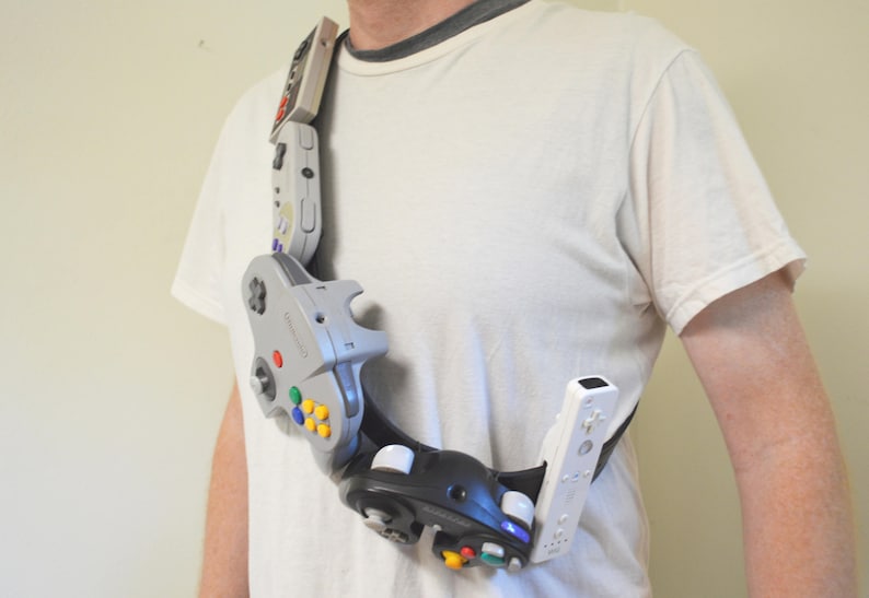 Nintendo Controller Belt or Bandolier Nes Super Nes N64 GameCube Wii image 2