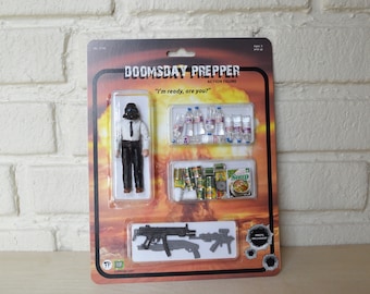 Doomsday Prepper - Action Figure play set - Handmade toy