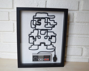Super Mario - Nintendo NES Wall Art Shadow Box