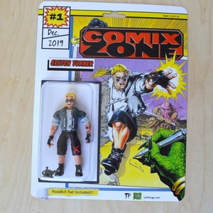 Comix Zone Sketch Turner Action Figure Handmade toy image 2