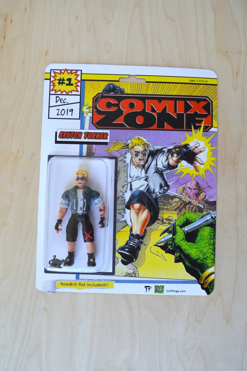 Comix Zone Sketch Turner Action Figure Handmade toy image 2