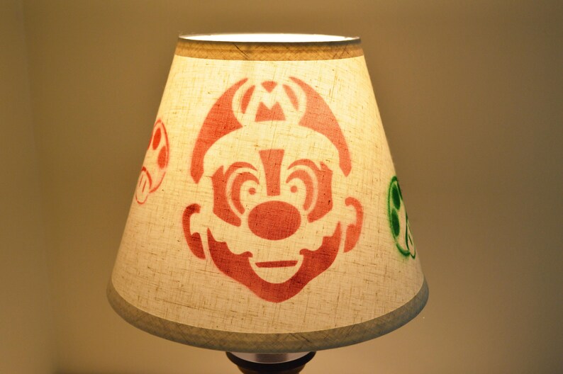 Custom Lampshade Super Mario Bros