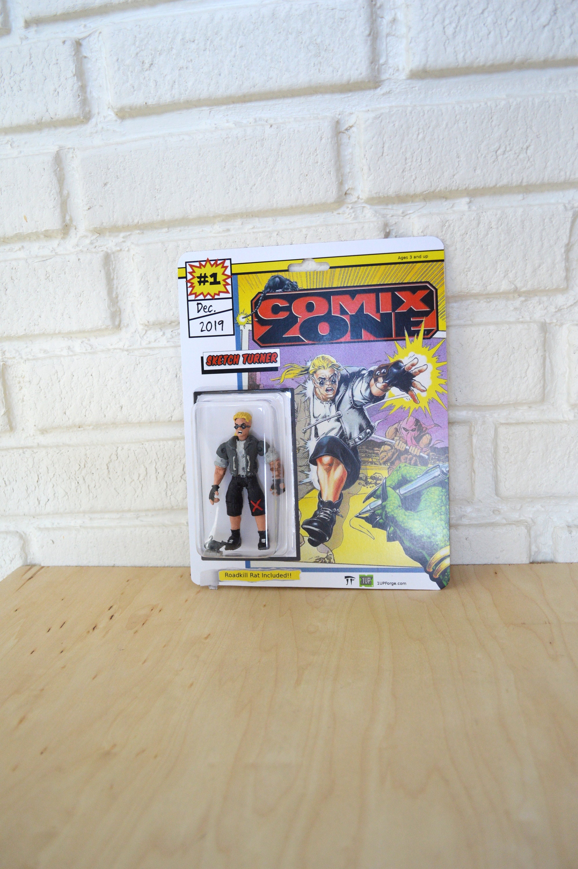 Comix Zone Sketch Turner Action Figure - Handmade Toy - Etsy
