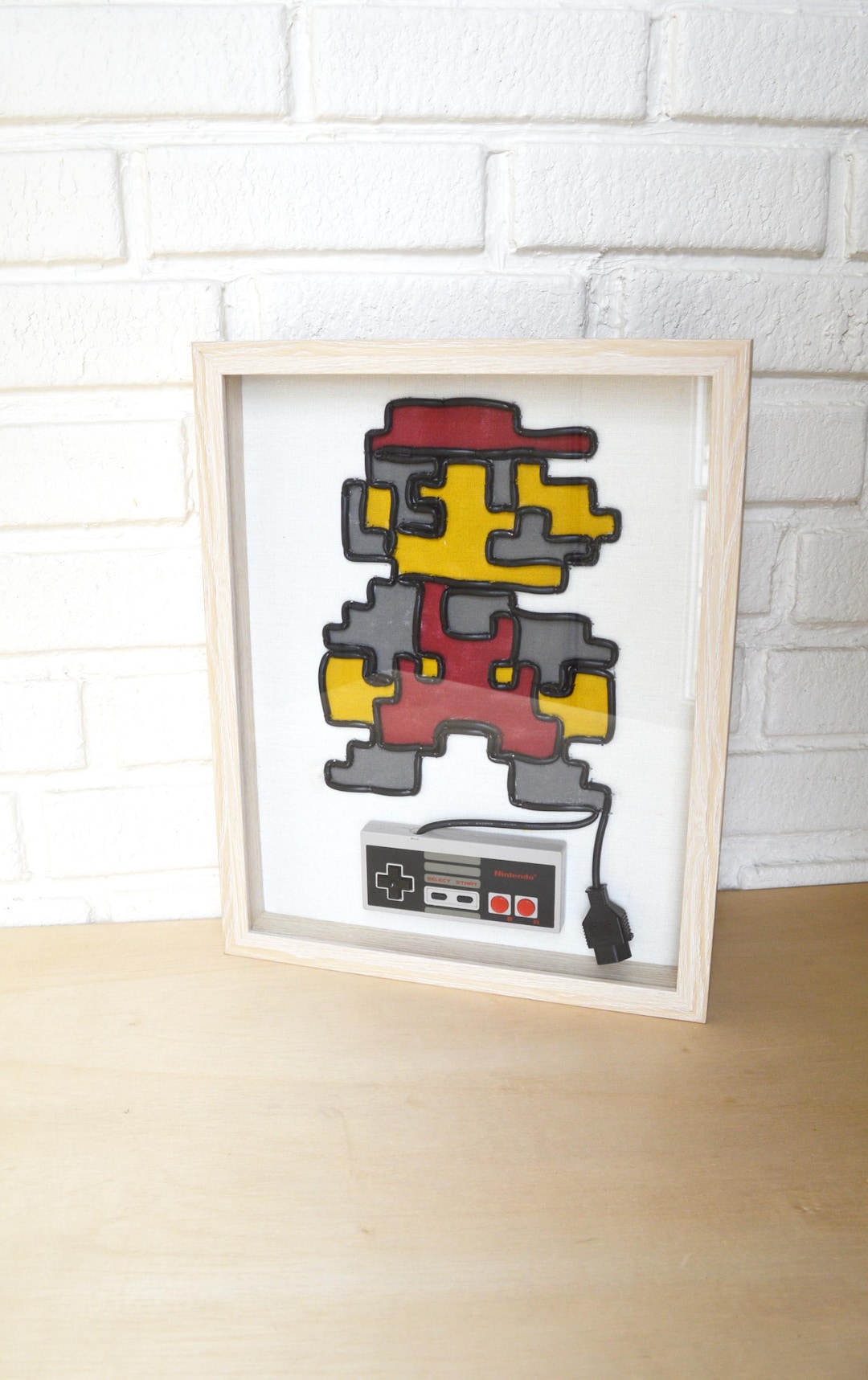 Super Mario in Color - Nintendo NES Wall Art Shadow Box - Etsy