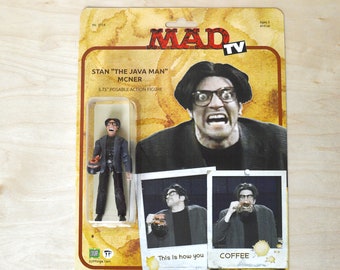 Stan McNer - Mad TV Coffee guy Action Figure - Handmade toy