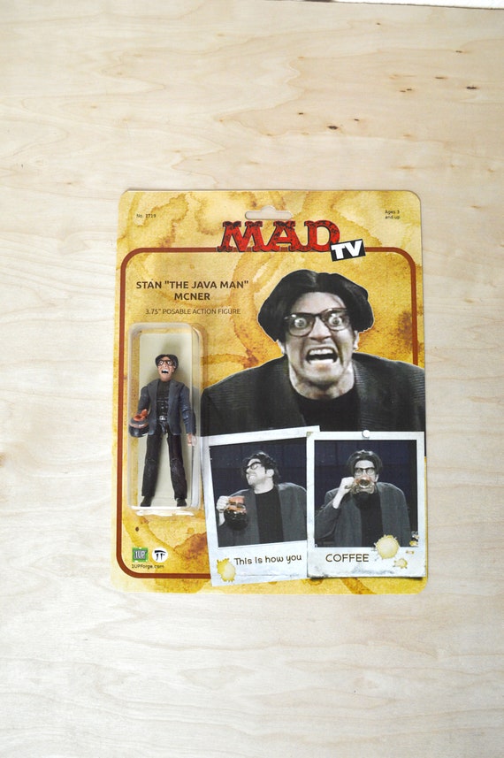 Stan Mcner - Mad TV Coffee Guy Action Figure - Handmade Toy - Etsy