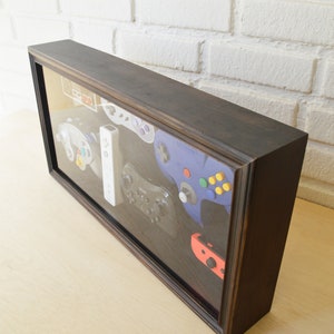 Nintendo Complete Controller History Decor Shadow Box Framed image 2