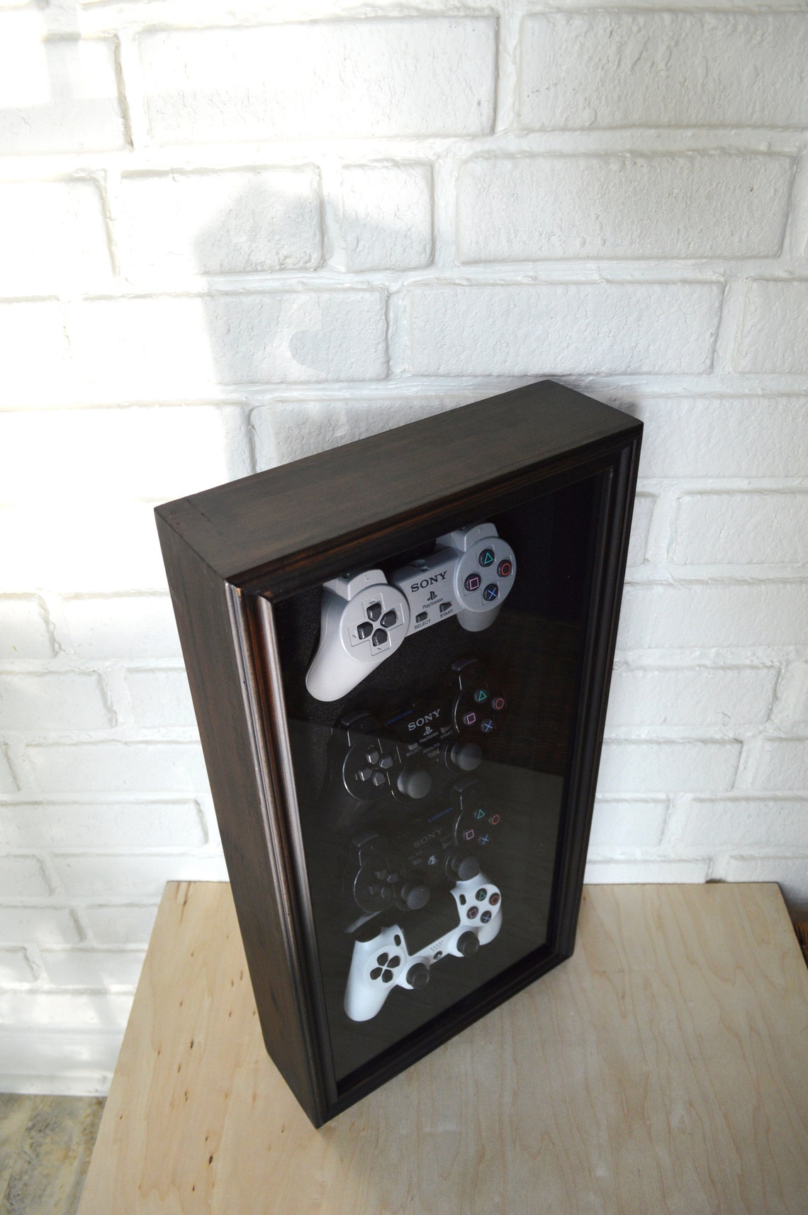 PlayStation Controller History Decor Shadow Box Framed Etsy