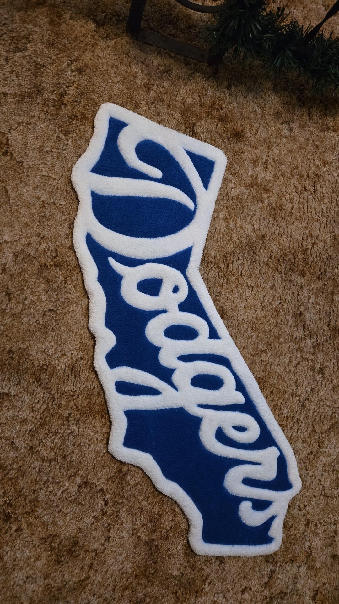 Dodger Rug Los Angeles Dodgers Custom Rug - Etsy