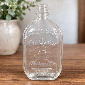 Old Quaker Whiskey Bottle - Etsy