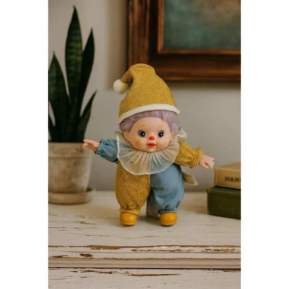 Vtg 1982 Sekiguchi Knickerbocker Toys Candice the Clown Doll 7628