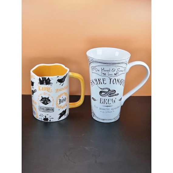 Set of Halloween Coffee Mugs Angela Staehling 222 Fifth Hallow