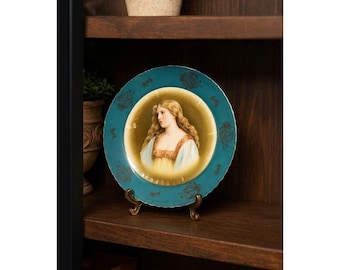 ROYAL VIENNA Porcelain Cabinet Plate - AMICITIA - Etsy
