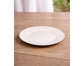 Royal Norfolk White Dinner Plate 10 Inch Gold Rim Hand Wash Only