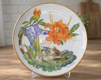 Franklin Mint Wildflowers Appalachian Plate 1978 Sierra Club