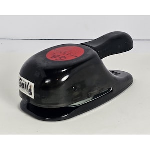 EK Success Black Whale Tail Paper Punch Paper Shapers 1 x 1 3/4 knutselgereedschap tagvorm