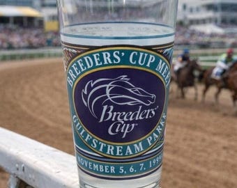 Breeders Cup Glass Gulfstream Park Libbey Horse Racing 1999