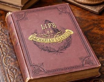 1880 Life of Zachariah Chandler Hardcover Detroit Post Tribune