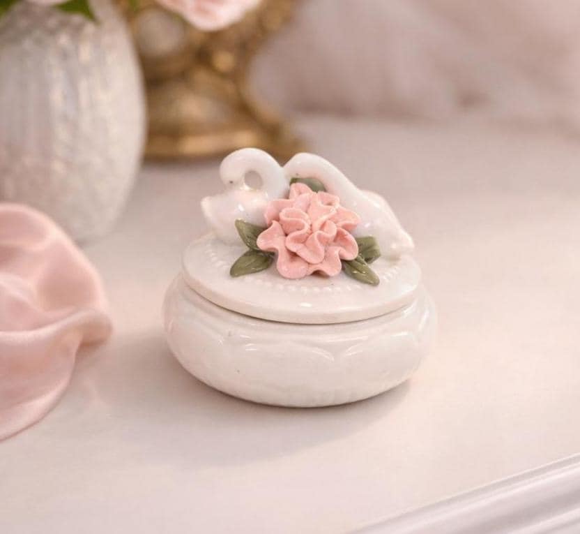 Swan Trinket Box - Etsy Israel