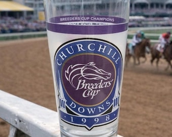 Breeders Cup Glass Churchill Downs Libbey 1998 Racing Collectible