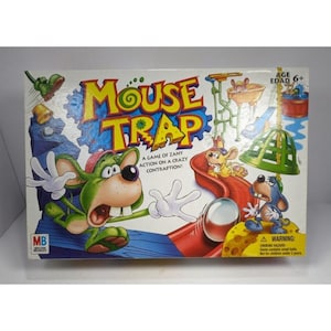 Mouse Trap Board Game By Hasbro & Milton Bradley - Complete Set For Ages 6+
