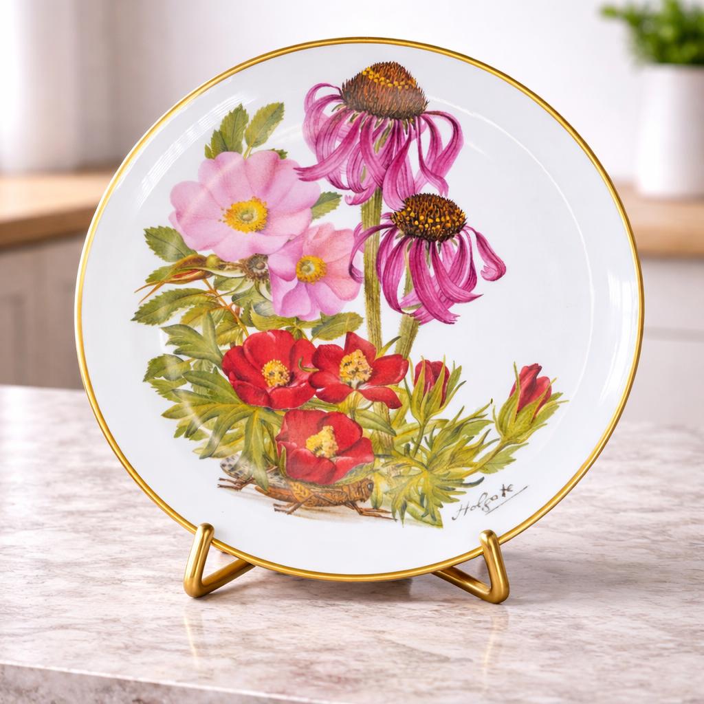 Franklin Mint Porcelain Flowers - Etsy