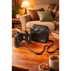 Jumelles YASHICA 8x30 Japon – Vintage Avec étui Cuir Rouge Et Noir – Occasion