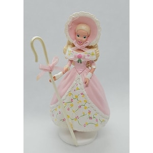 Little Bo Peep Barbie 1998 Hallmark Keepsake Ornament Childrens Collector Series Pink Dress