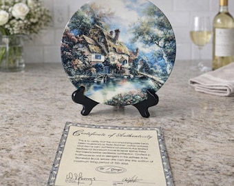 Carl Valente Stonewall Brook Blossoms Plate WS George