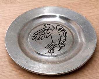 Pewtarex 1977  Eagle Plate CH Hardware Pewter Plate