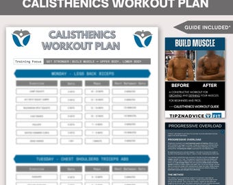 Bodyweight Calisthenics Workout Plan: Full-Body Strength Fitness Program