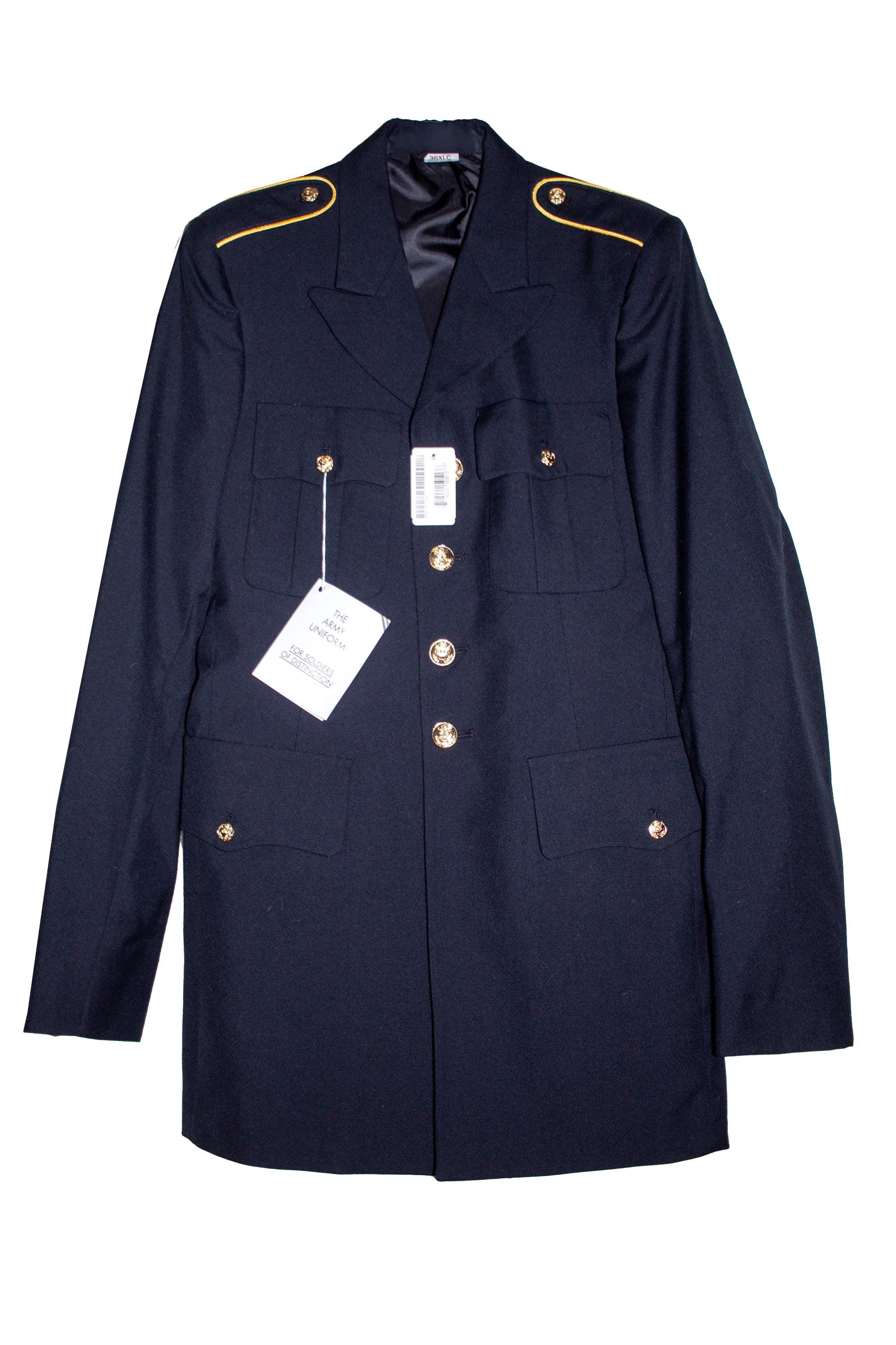 blue dress army Army 2723 Interwoven One Color Infantry Blue Shoulder Cord