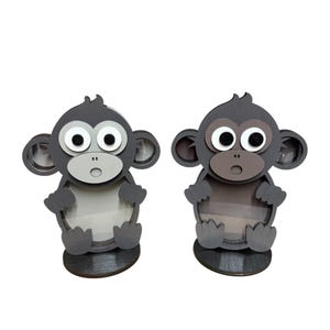 Monkey Bank, Kids Bank, Animal Bank, Wooden Bank, Piggy Bank (FREE SHIPPING)