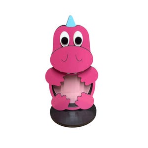 Dinosaur Bank, Kids Bank, Animal Bank, Wooden Bank, Piggy Bank (FREE SHIPPING)