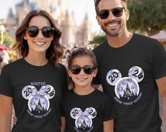 Disney Family Vacation 2026 Shirt,Mickey and Minnie,Disney Shirt,Disney Family Matching Vacation Shirts,Disneyland Tees,Disney Vacation