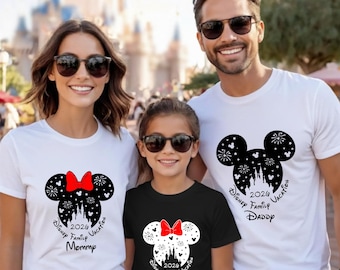 Disney Family Vacation 2026 Shirt,Mickey and Minnie,Disney Shirt,Disney Family Matching Vacation Shirts,Disneyland Tees,Disney Vacation