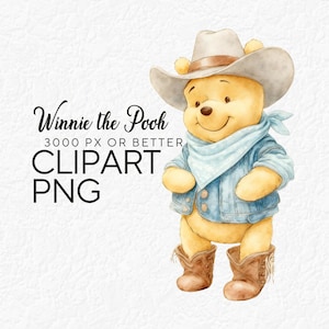 Winnie pooh cowboy - Etsy 日本