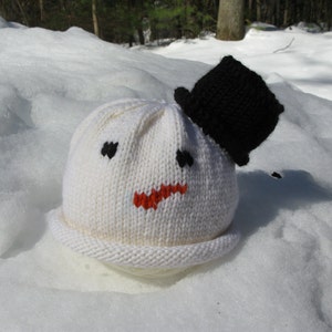 PATTERN Baby Snowman Hat