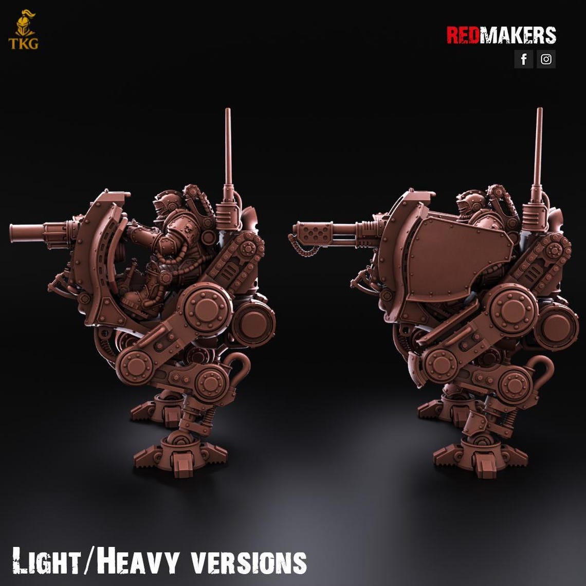 Scout Solar Mech - Imperial Force by Red Makers | 3D Printed Tabletop ...