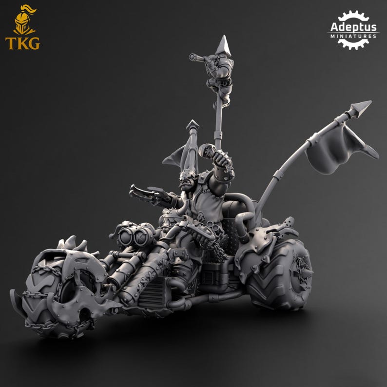 Roadboss Trike - Orks by Adeptus Miniatures | 3D Printed Tabletop ...