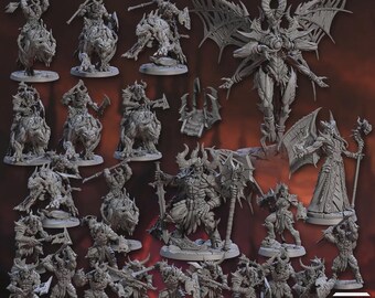 La Legión Infernal de Artisan Guild / Miniaturas impresas en 3D / Modelos de fantasía