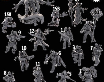 Hiveborne Kill Squad od Adeptus Miniatures | Miniatury stołowe drukowane w 3D