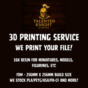 Custom Order - 3D Printing Service
