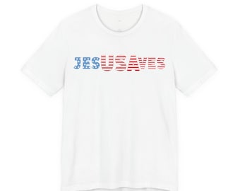 Faith-Filled Freedom: Patriotic Christian Tee  | 4th of July Jesus Tee | Faith and Freedom Shirt | USA Flag Shirt | Christian Tee