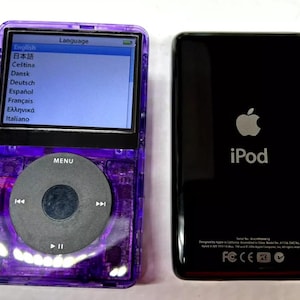 APPLE iPod Classic 5.5th Atomic Purple Black 2TB SSD Wolfson DAC 3000 Mega Battery
